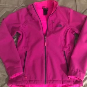 THE NORTH FACE Apex Bionic Softshell Jacket Fuschia Pink- Women's Medium